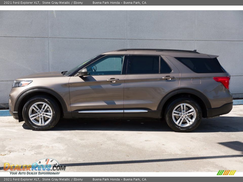 Stone Gray Metallic 2021 Ford Explorer XLT Photo #8