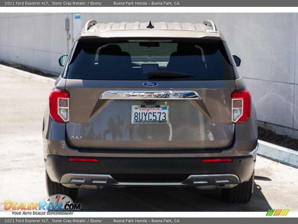 2021 Ford Explorer XLT Stone Gray Metallic / Ebony Photo #9