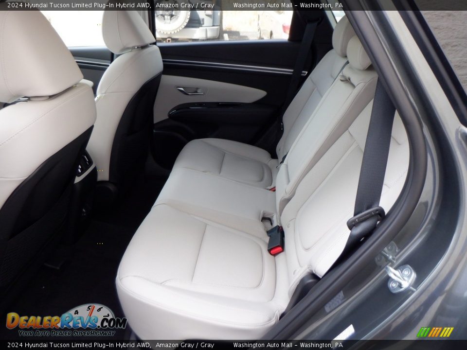 Rear Seat of 2024 Hyundai Tucson Limited Plug-In Hybrid AWD Photo #29