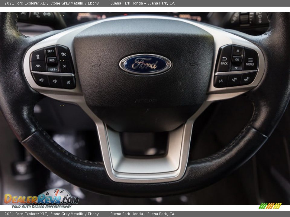 2021 Ford Explorer XLT Steering Wheel Photo #11