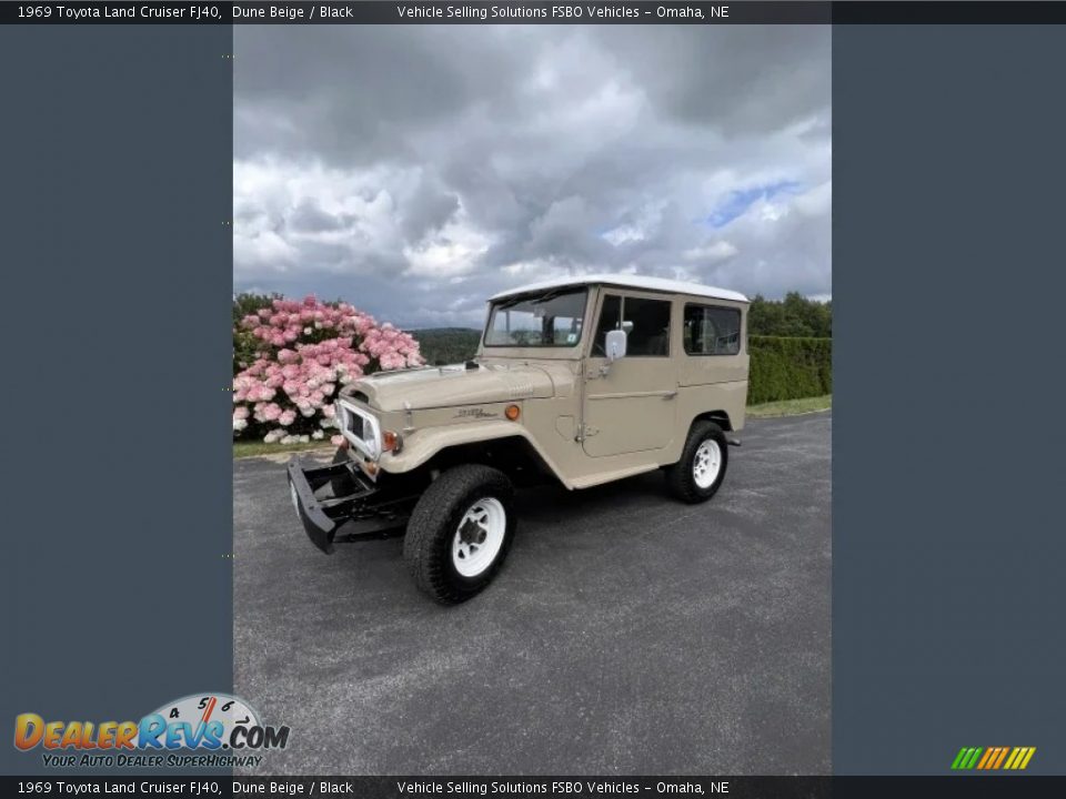 1969 Toyota Land Cruiser FJ40 Dune Beige / Black Photo #3