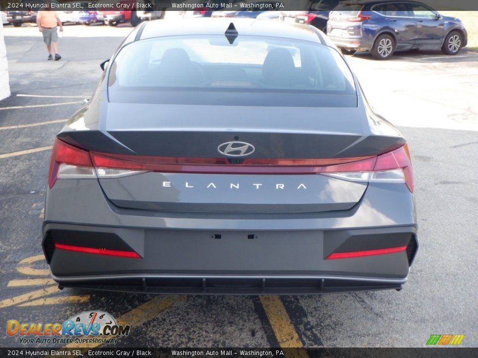 2024 Hyundai Elantra SEL Ecotronic Gray / Black Photo #6