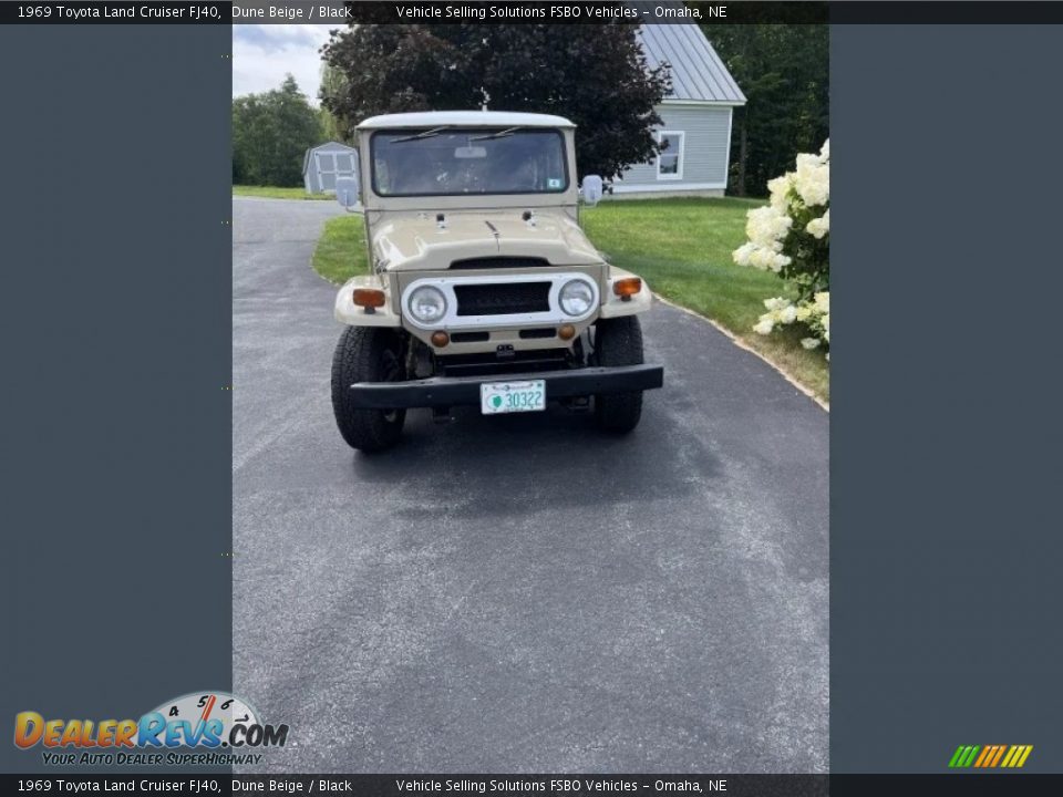 1969 Toyota Land Cruiser FJ40 Dune Beige / Black Photo #10