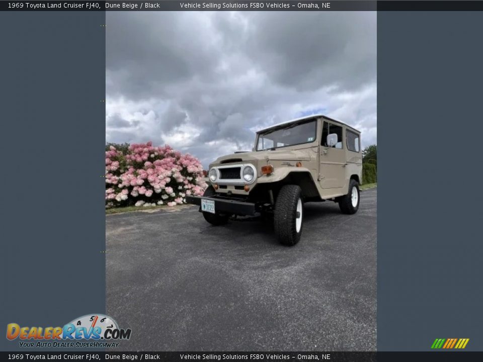 1969 Toyota Land Cruiser FJ40 Dune Beige / Black Photo #12