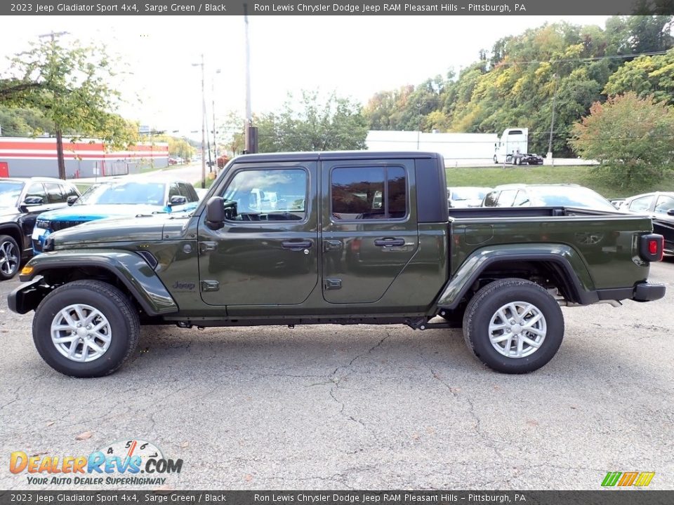 2023 Jeep Gladiator Sport 4x4 Sarge Green / Black Photo #2