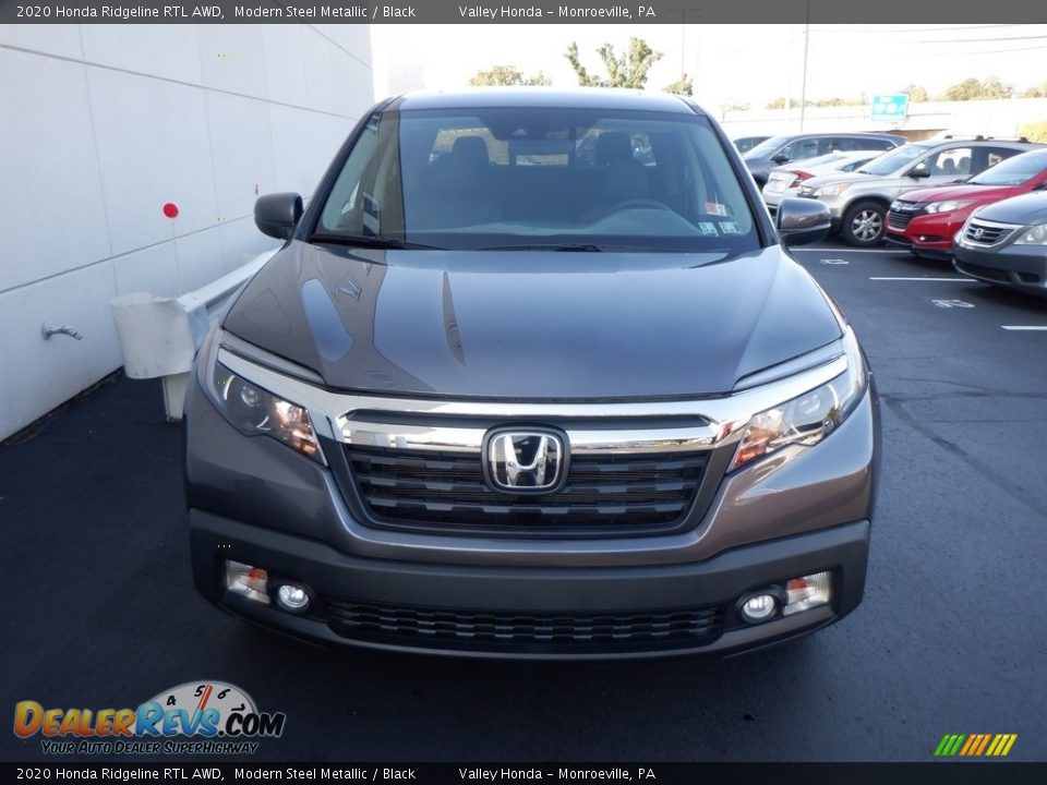 2020 Honda Ridgeline RTL AWD Modern Steel Metallic / Black Photo #3