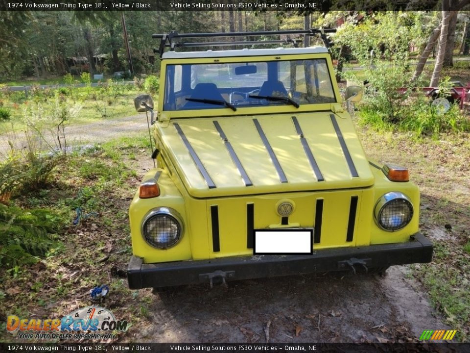 Yellow 1974 Volkswagen Thing Type 181 Photo #2