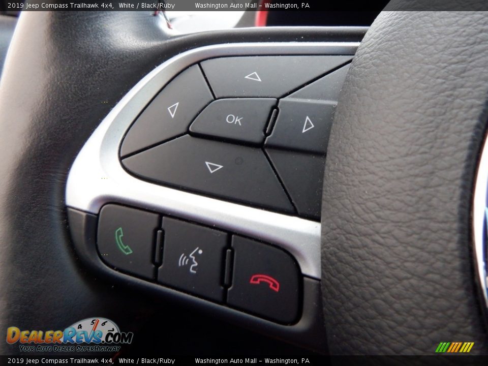 2019 Jeep Compass Trailhawk 4x4 Steering Wheel Photo #23