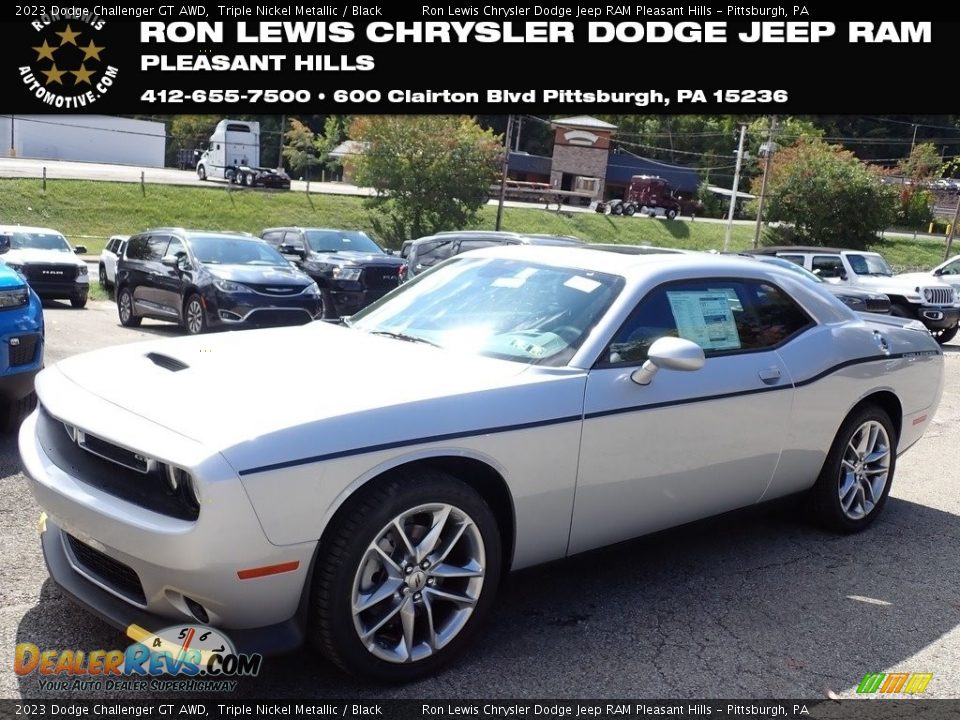 2023 Dodge Challenger GT AWD Triple Nickel Metallic / Black Photo #1