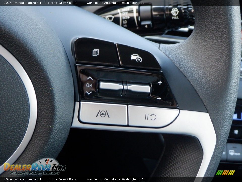 2024 Hyundai Elantra SEL Ecotronic Gray / Black Photo #19