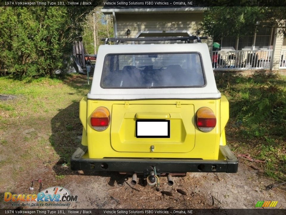 Yellow 1974 Volkswagen Thing Type 181 Photo #4