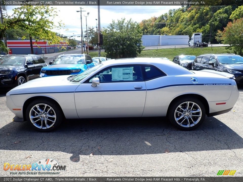 Triple Nickel Metallic 2023 Dodge Challenger GT AWD Photo #2