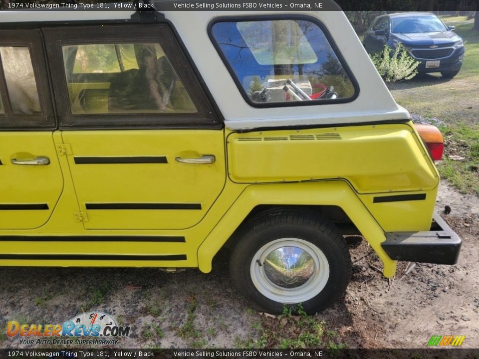 Yellow 1974 Volkswagen Thing Type 181 Photo #6