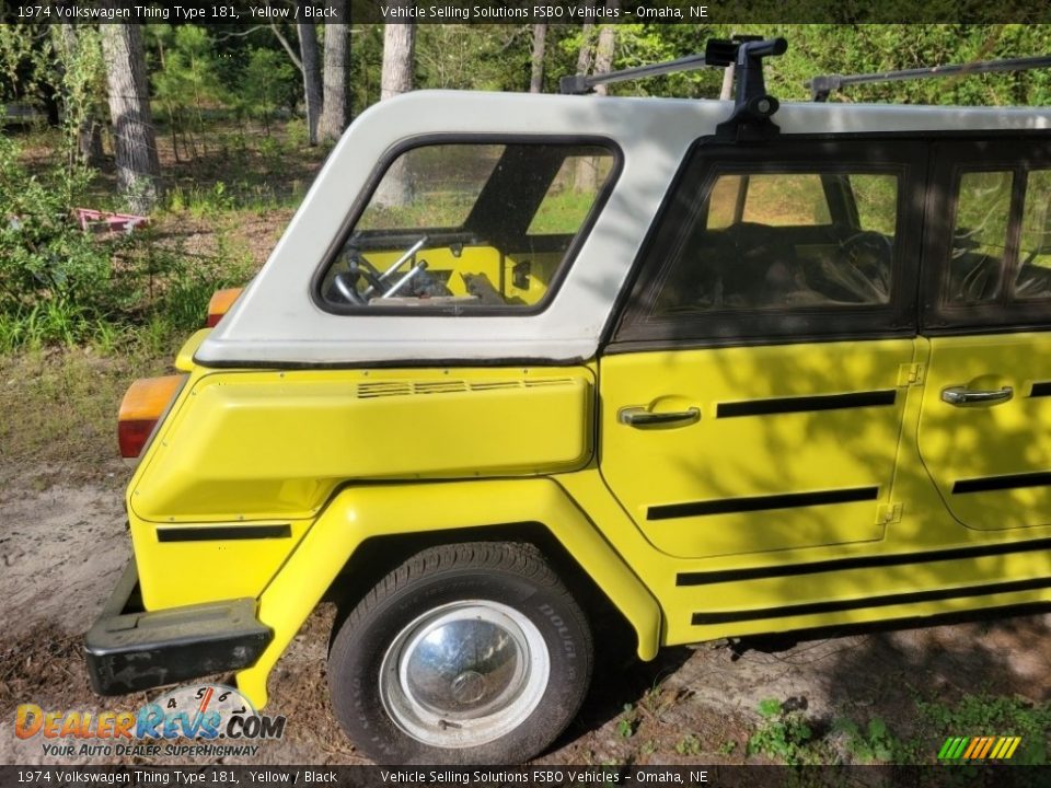 Yellow 1974 Volkswagen Thing Type 181 Photo #7