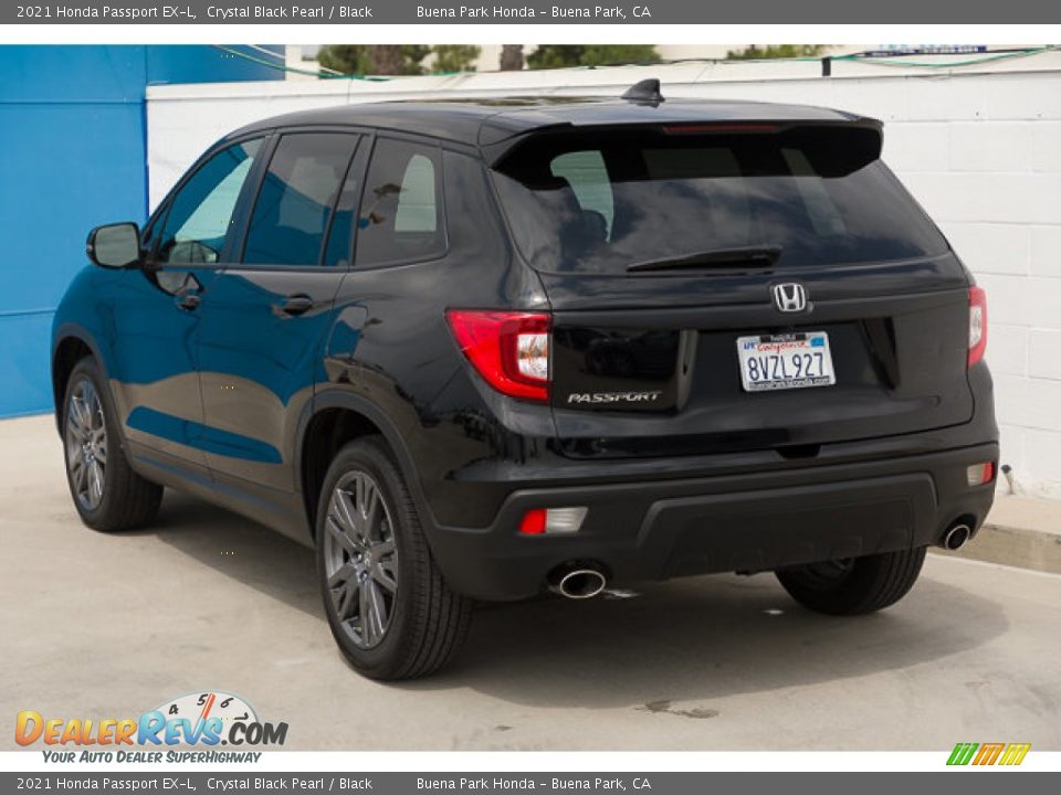 2021 Honda Passport EX-L Crystal Black Pearl / Black Photo #2