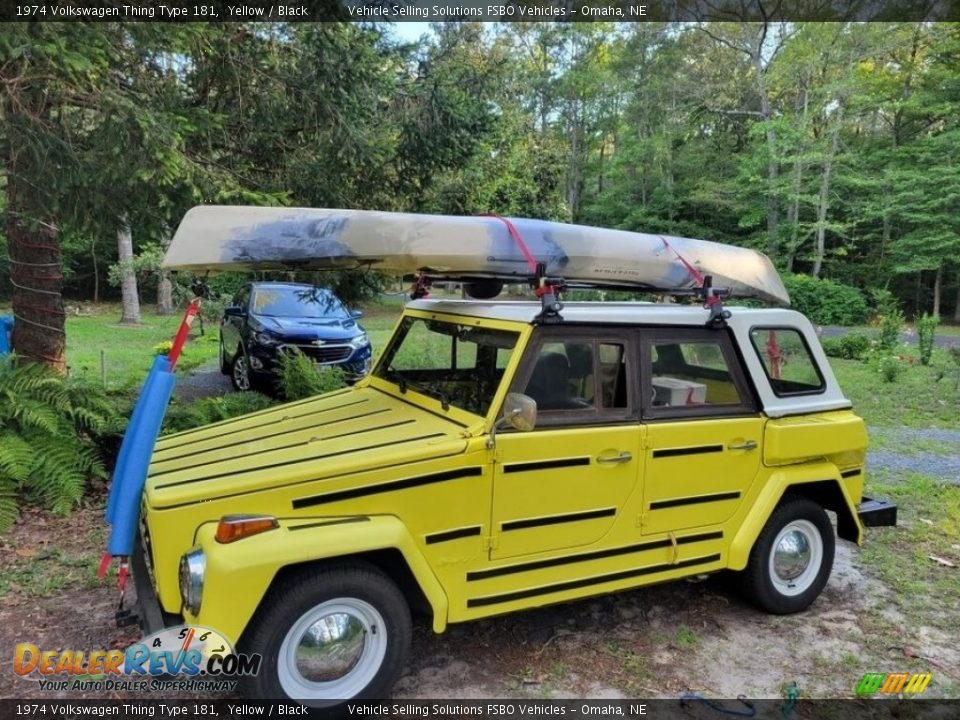 Yellow 1974 Volkswagen Thing Type 181 Photo #10