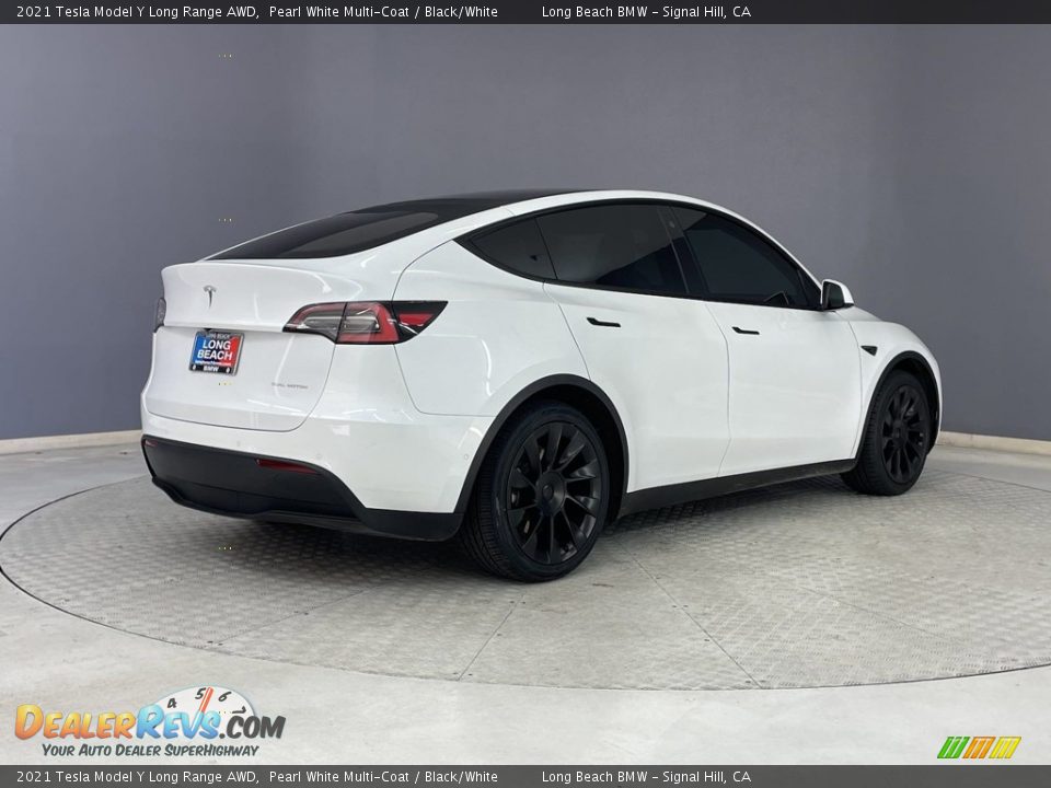 Pearl White Multi-Coat 2021 Tesla Model Y Long Range AWD Photo #5