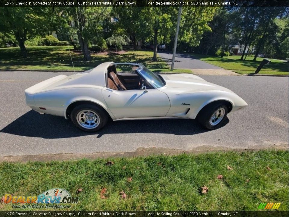 Custom Pearl White 1976 Chevrolet Corvette Stingray Coupe Photo #1