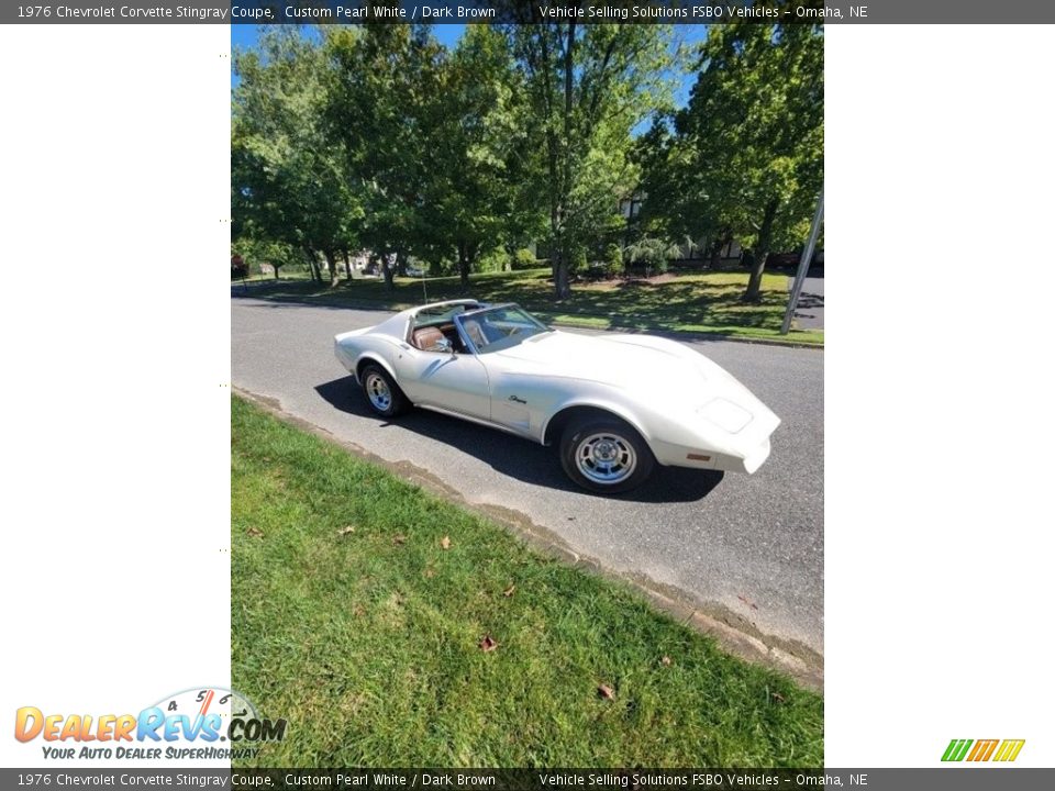 Custom Pearl White 1976 Chevrolet Corvette Stingray Coupe Photo #2