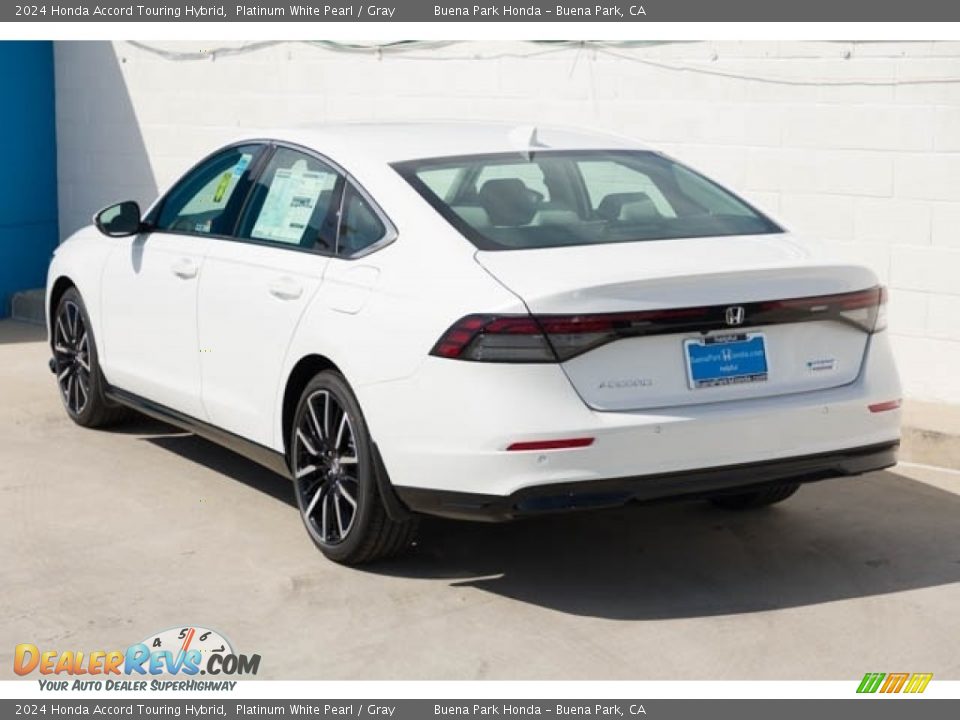 2024 Honda Accord Touring Hybrid Platinum White Pearl / Gray Photo #2