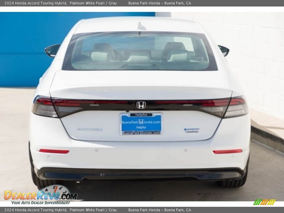 2024 Honda Accord Touring Hybrid Platinum White Pearl / Gray Photo #7