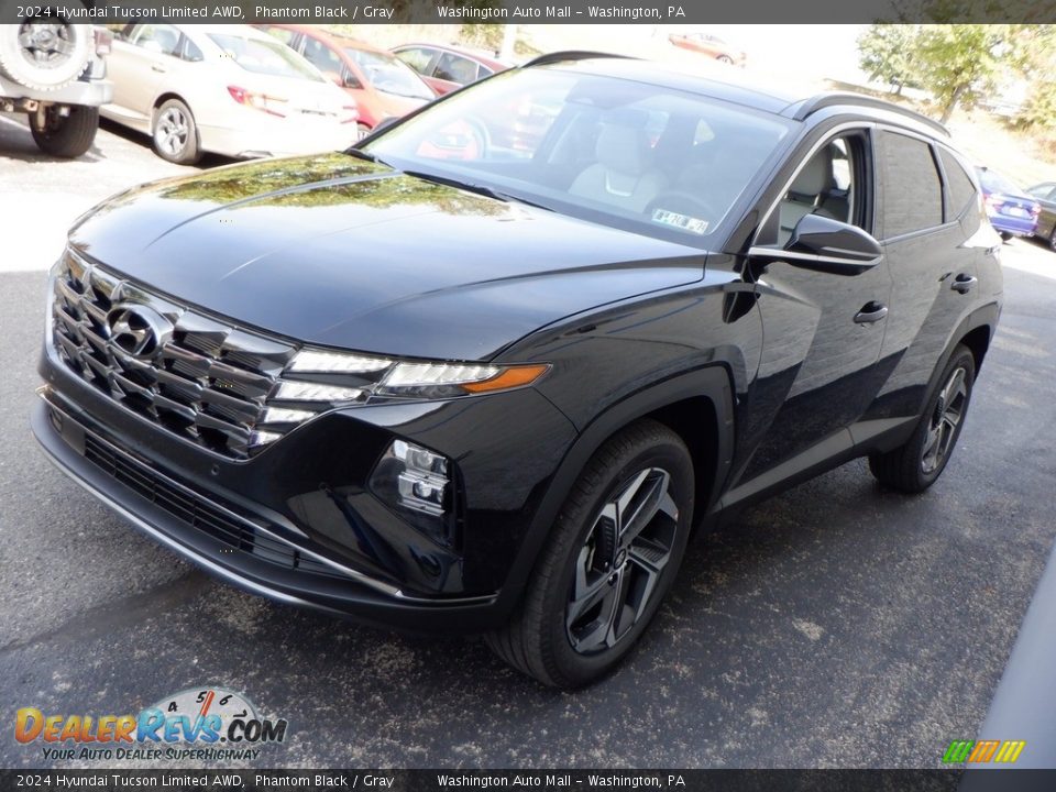 Phantom Black 2024 Hyundai Tucson Limited AWD Photo #6