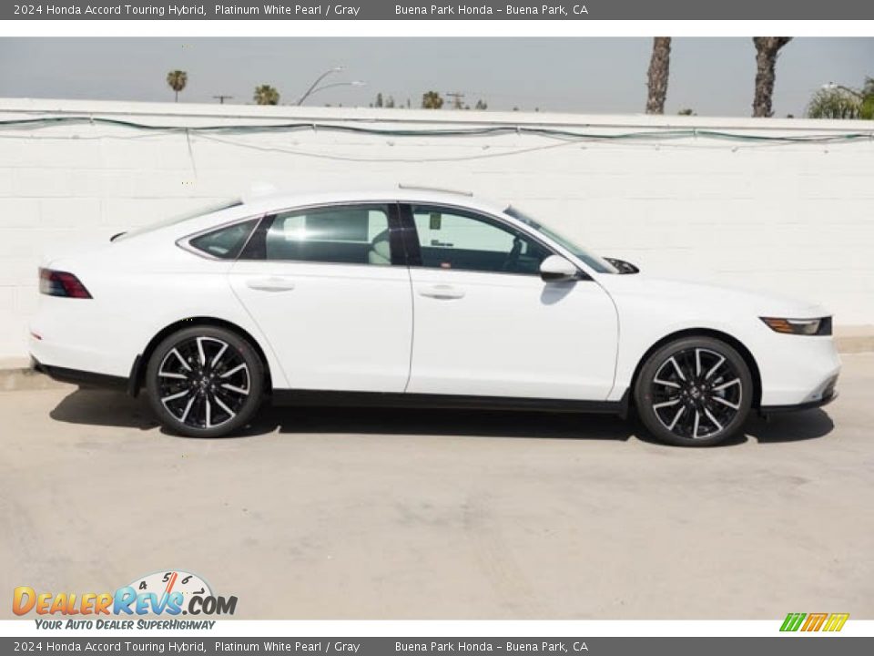 Platinum White Pearl 2024 Honda Accord Touring Hybrid Photo #10