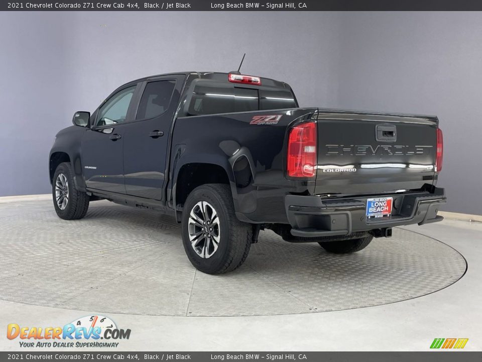 2021 Chevrolet Colorado Z71 Crew Cab 4x4 Black / Jet Black Photo #3