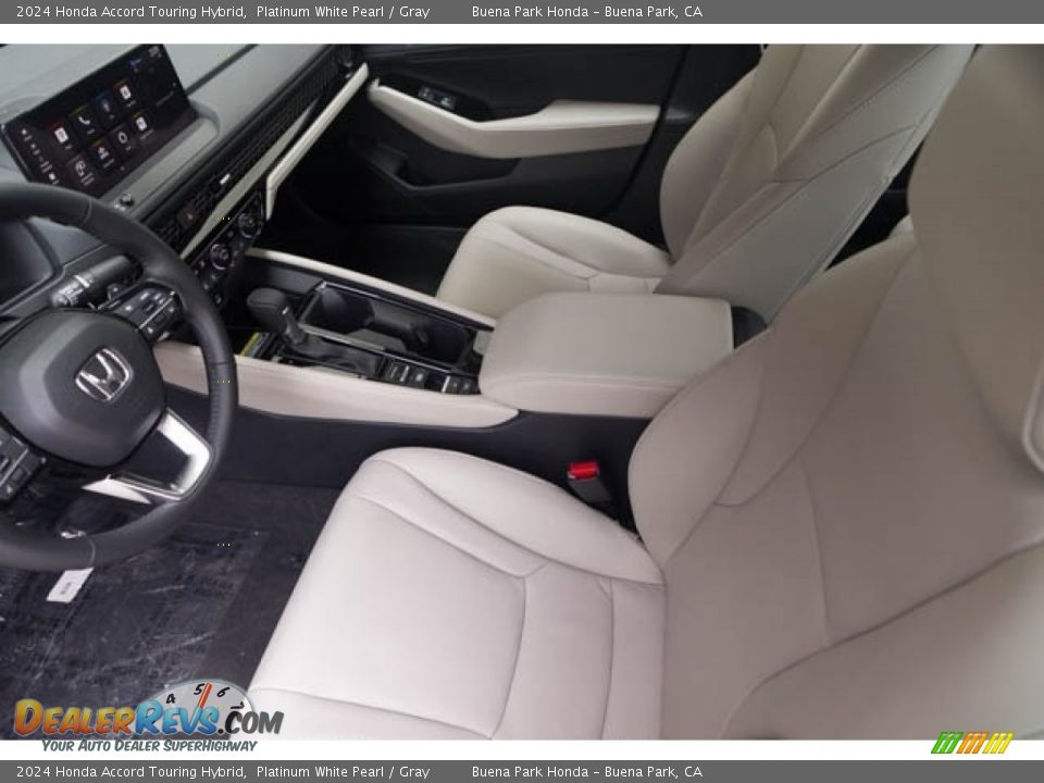 Gray Interior - 2024 Honda Accord Touring Hybrid Photo #17