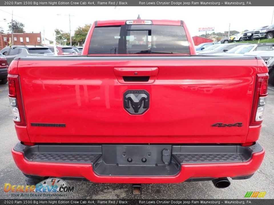 Flame Red 2020 Ram 1500 Big Horn Night Edition Crew Cab 4x4 Photo #4