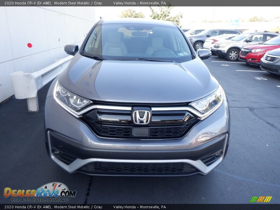 2020 Honda CR-V EX AWD Modern Steel Metallic / Gray Photo #3