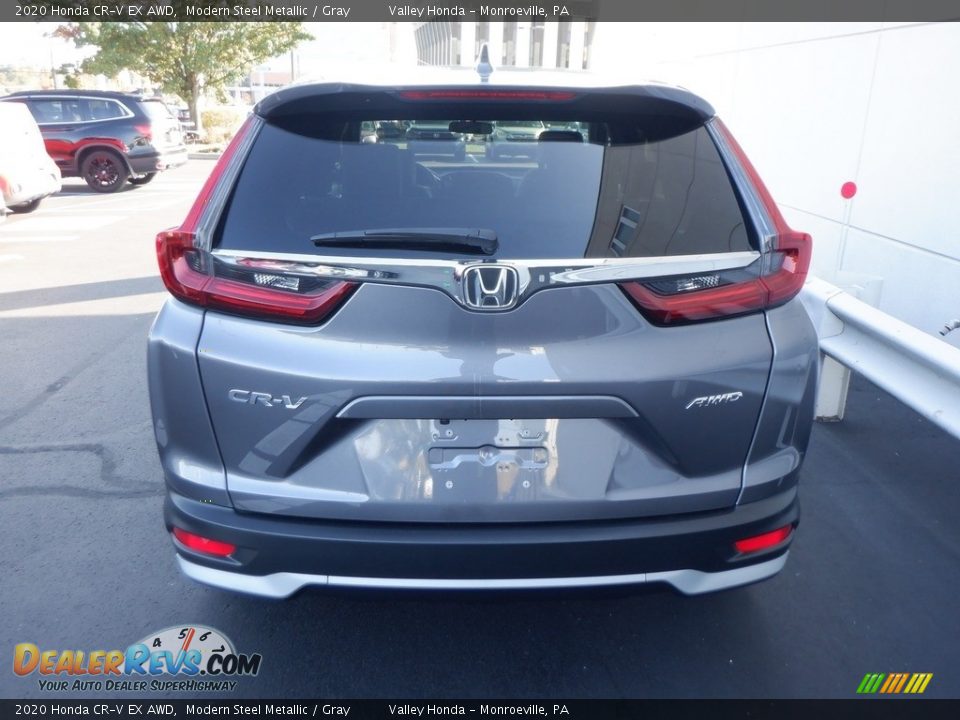 2020 Honda CR-V EX AWD Modern Steel Metallic / Gray Photo #7