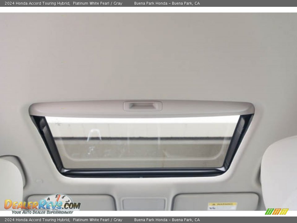2024 Honda Accord Touring Hybrid Platinum White Pearl / Gray Photo #29