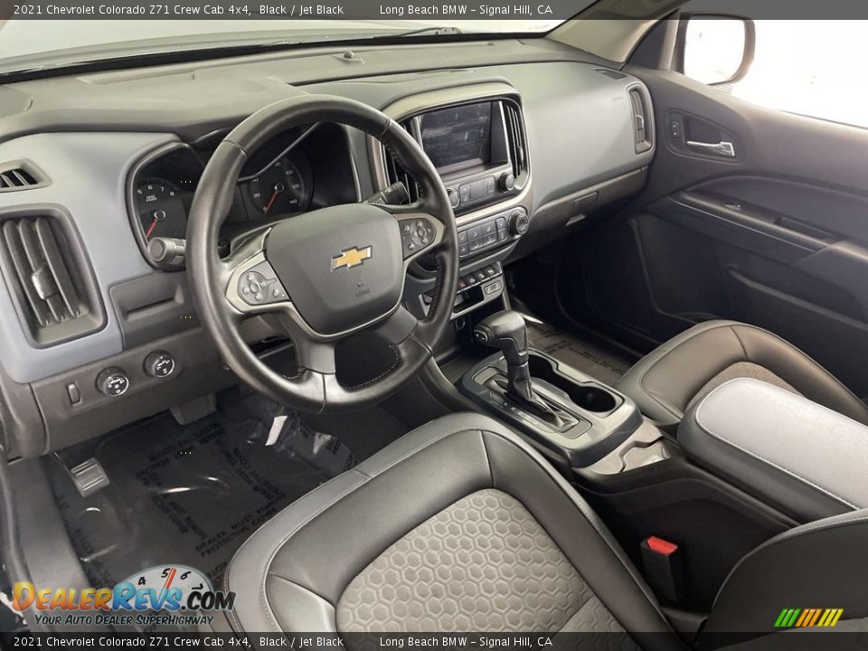 Jet Black Interior - 2021 Chevrolet Colorado Z71 Crew Cab 4x4 Photo #15