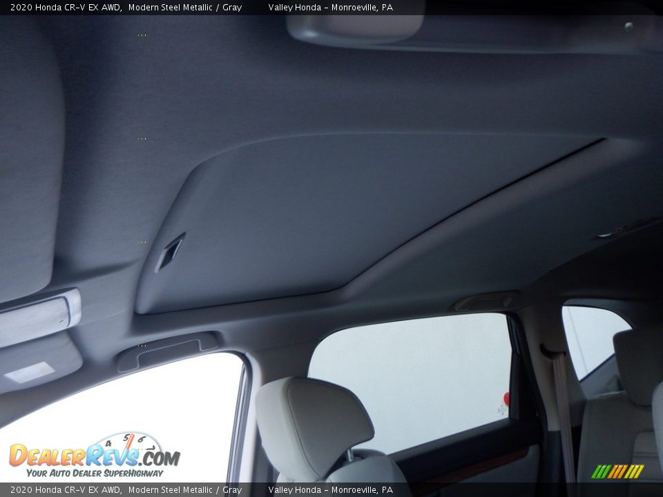 2020 Honda CR-V EX AWD Modern Steel Metallic / Gray Photo #9