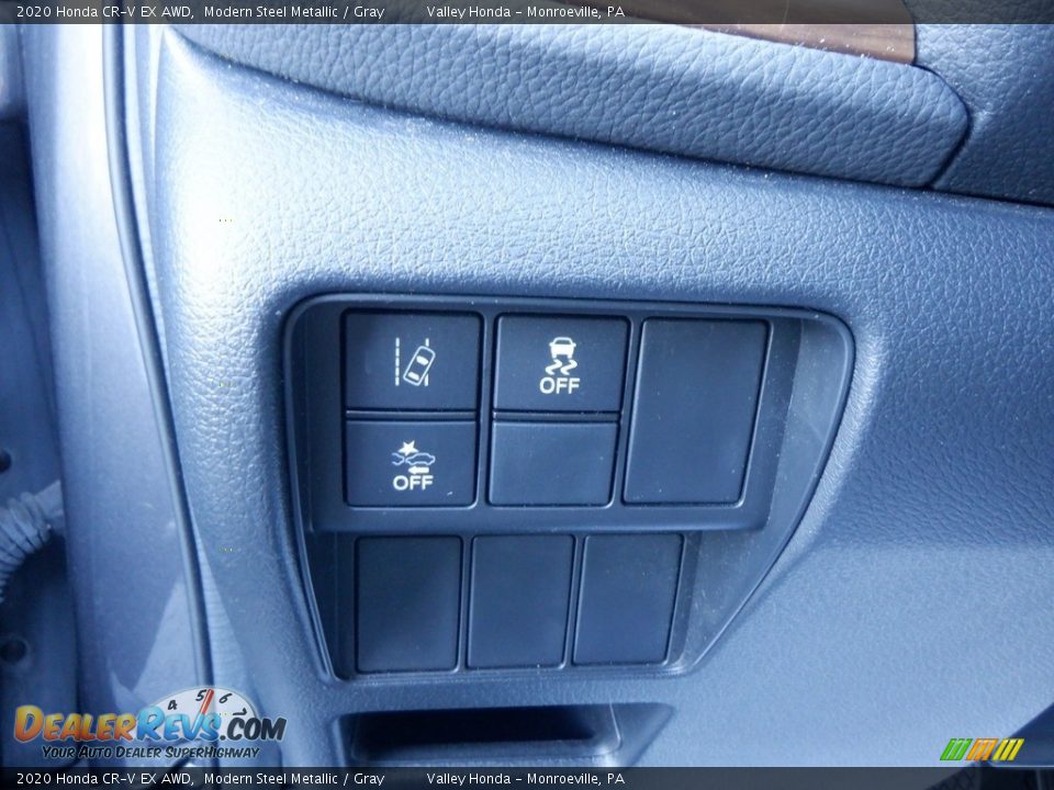2020 Honda CR-V EX AWD Modern Steel Metallic / Gray Photo #11