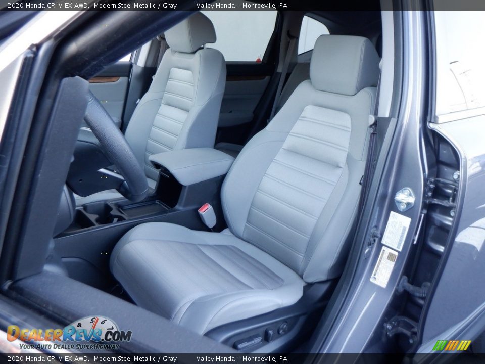 2020 Honda CR-V EX AWD Modern Steel Metallic / Gray Photo #12
