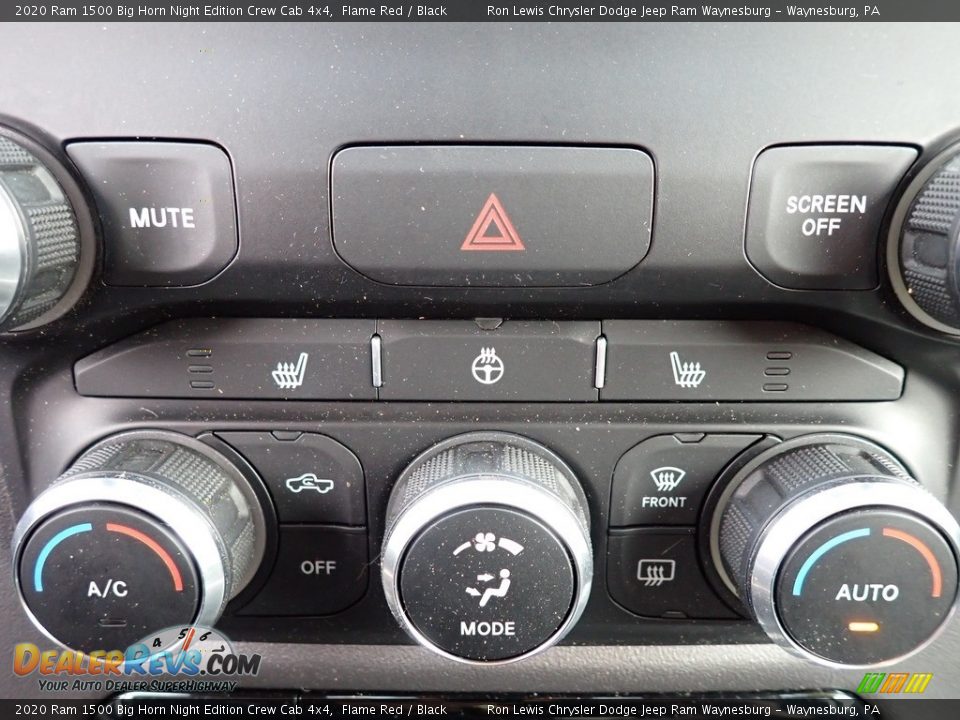 Controls of 2020 Ram 1500 Big Horn Night Edition Crew Cab 4x4 Photo #17