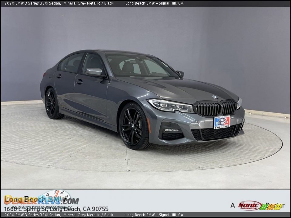 2020 BMW 3 Series 330i Sedan Mineral Grey Metallic / Black Photo #1