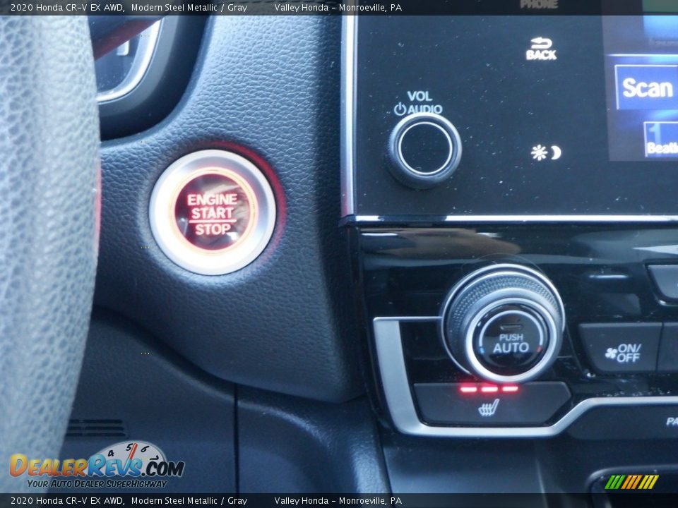 2020 Honda CR-V EX AWD Modern Steel Metallic / Gray Photo #15