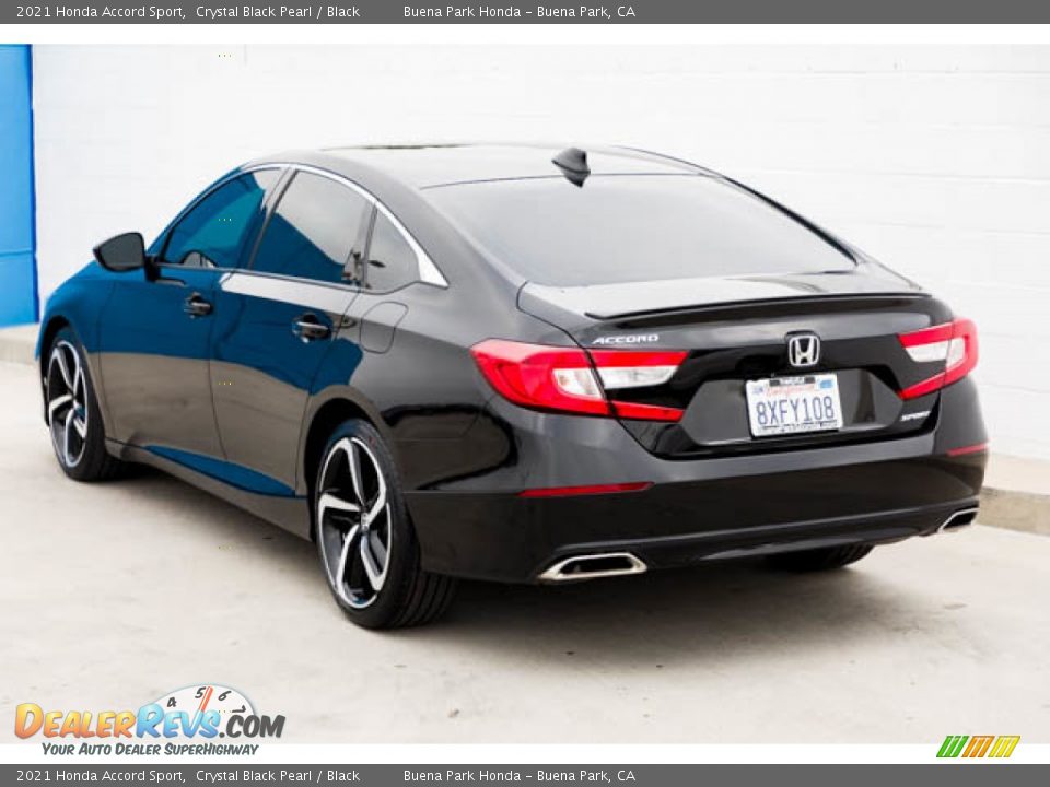 2021 Honda Accord Sport Crystal Black Pearl / Black Photo #2