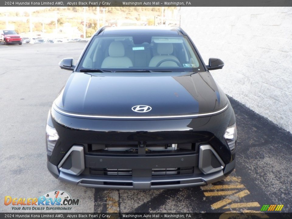 2024 Hyundai Kona Limited AWD Abyss Black Pearl / Gray Photo #5
