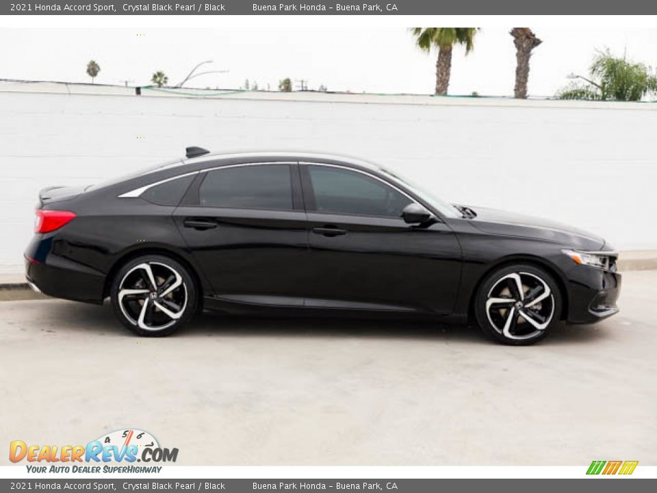 2021 Honda Accord Sport Crystal Black Pearl / Black Photo #12