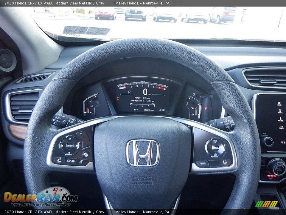 2020 Honda CR-V EX AWD Modern Steel Metallic / Gray Photo #31
