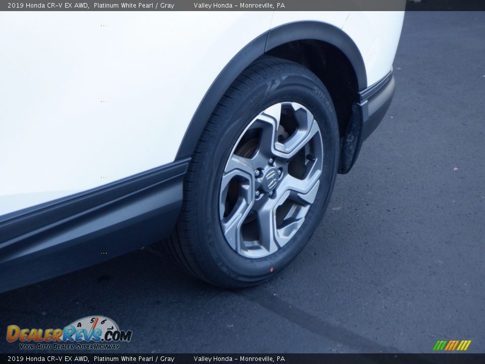 2019 Honda CR-V EX AWD Platinum White Pearl / Gray Photo #3