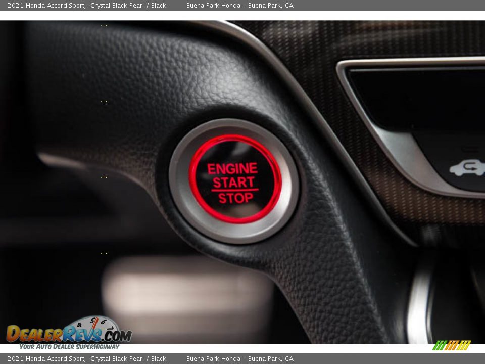 2021 Honda Accord Sport Crystal Black Pearl / Black Photo #16