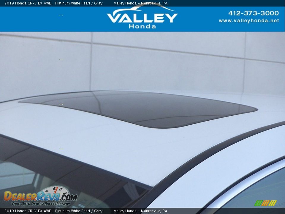 2019 Honda CR-V EX AWD Platinum White Pearl / Gray Photo #4
