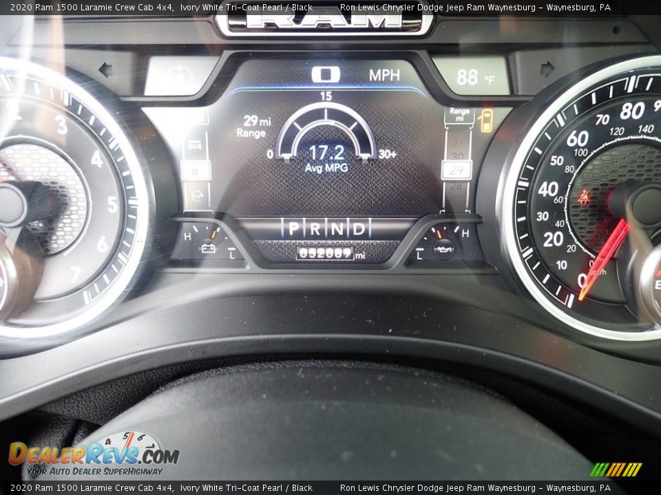 2020 Ram 1500 Laramie Crew Cab 4x4 Gauges Photo #20