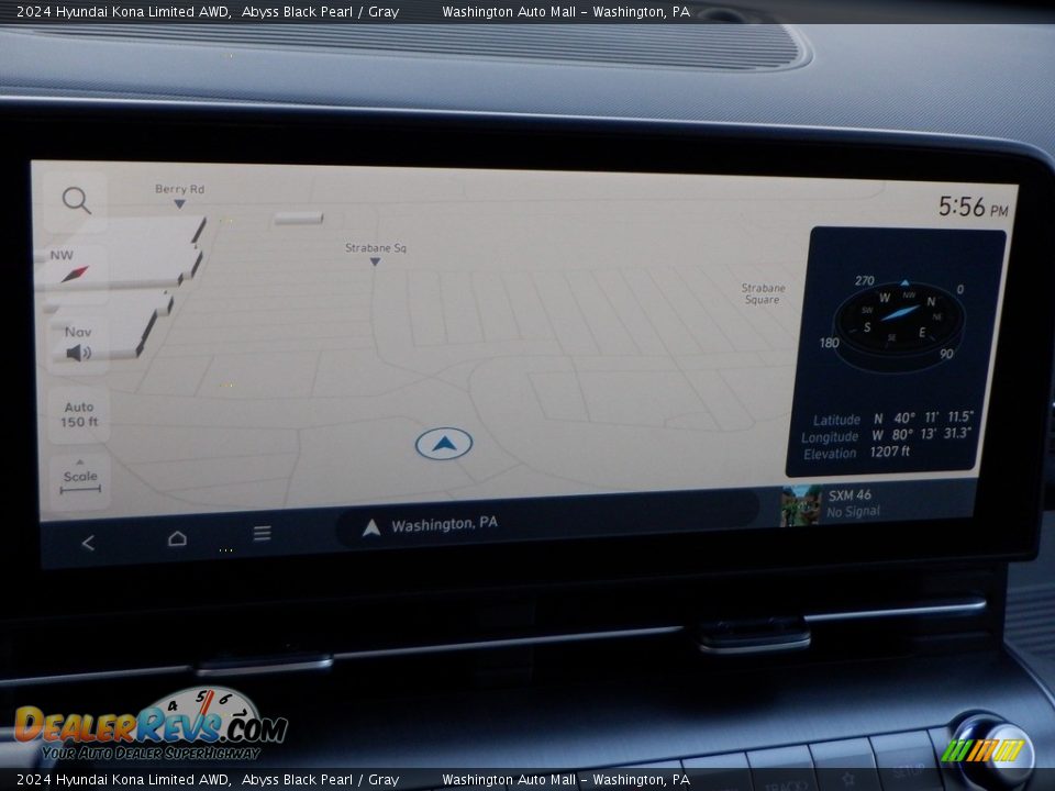 Navigation of 2024 Hyundai Kona Limited AWD Photo #19