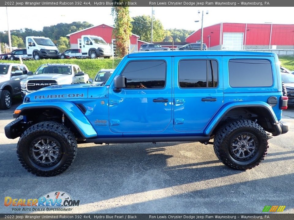 Hydro Blue Pearl 2022 Jeep Wrangler Unlimited Rubicon 392 4x4 Photo #2